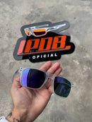 Óculos de Sol Holbrook Transparente Lente Roxa