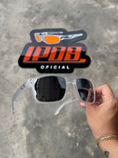 Óculos de Sol Holbrook Transparente Lente Preta