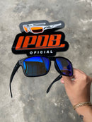 Óculos de Sol Holbrook Preto Lente Azul