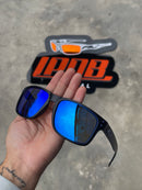 Óculos de Sol Holbrook Preto Lente Azul