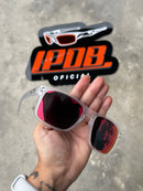 Óculos de Sol Holbrook Transparente Lente Dark Ruby