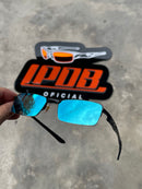 Óculos de Sol Lupa do Vilão Preto Lente Ice Thug