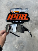 Óculos de Sol Radar Lock Preta/Prata Lente Liquid Metal