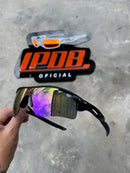 Óculos de Sol Radar Lock Preta Lente Roxa