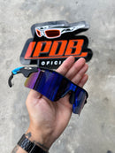 Óculos de Sol Radar Lock Preta/Azul Lente Azul