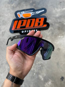 Óculos de Sol BXTR Esportivo Preto Lente Roxa