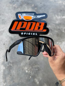 Óculos de Sol BXTR Esportivo Preto Lente Liquid Metal