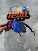 Óculos de Sol BXTR Esportivo Preto Lente Tanzanite