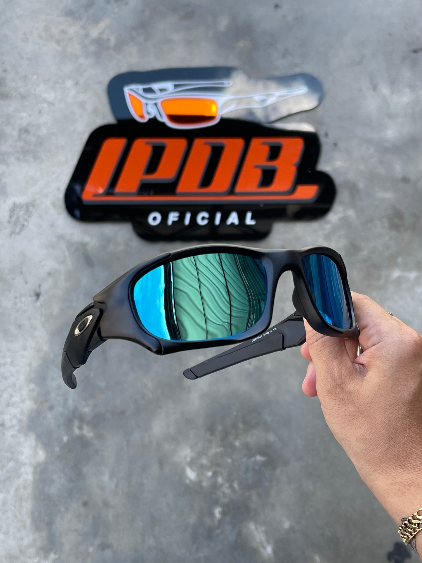 Óculos de Sol Pit Boss Preto Lente Ice Thug