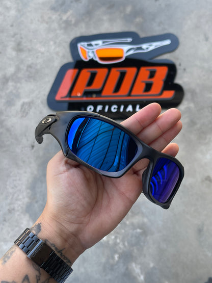Óculos de Sol Pit Boss Preto Lente Azul