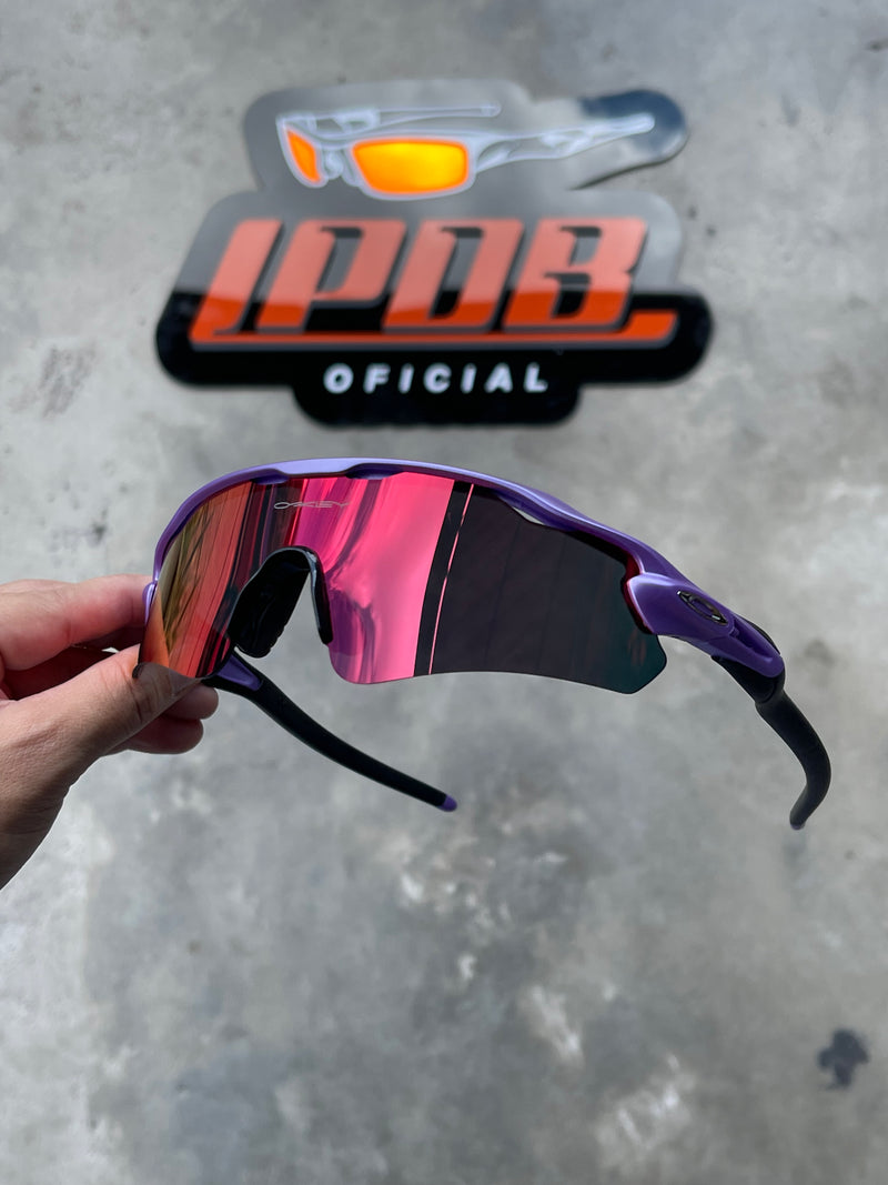 Óculos de Sol Radar EV Roxa Lente Dark Ruby