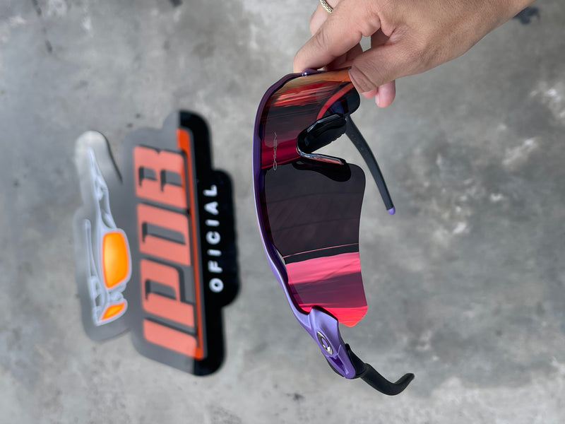Óculos de Sol Radar EV Roxa Lente Dark Ruby