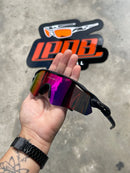 Óculos de Sol Radar EV Preta Lente Arco Iris