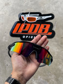 Óculos de Sol Radar EV Preta Lente Arco Iris