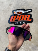 Óculos de Sol Radar EV Preta Lente Tanzanite