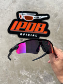 Óculos de Sol Radar EV Preta Lente Tanzanite