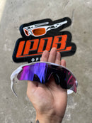 Óculos de Sol Radar EV Branca Lente Tanzanite