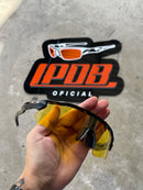 Óculos de Sol Radar EV Preta Lente Clear Amarela