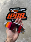 Óculos de Sol Radar EV Branca Lente Ruby