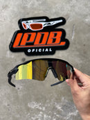 Óculos de Sol Radar EV Preta Lente Gold