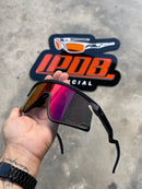 Óculos de Sol BXTR Esportivo Preto Lente Ruby