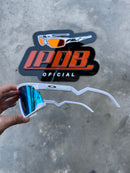 Óculos de Sol BXTR Esportivo Branco Lente Ice Thug