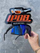 Óculos de Sol BXTR Esportivo PretoLente Azul