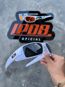 Óculos de Sol Gascan Branco Lente Preta