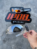 Óculos de Sol Batwolf Transparente Lente Liquid Metal