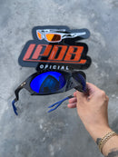 Óculos de Sol Plantaris Preto Lente Azul